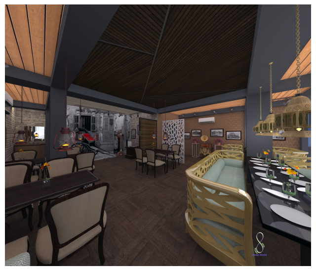 Restaurant Interior Render